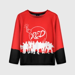 Детский лонгслив 3D Team fortress 2 red team