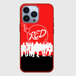 Чехол для iPhone 13 Pro Team fortress 2 red team