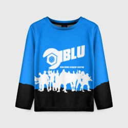 Детский лонгслив 3D Team fortress 2 blue team