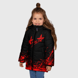 Зимняя куртка для девочек 3D АлисА (на спине) - фото 2
