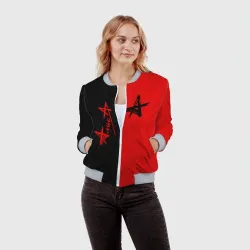 Женский бомбер 3D Алиса - фото 2