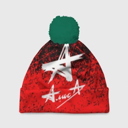 Шапка 3D c помпоном Алиса