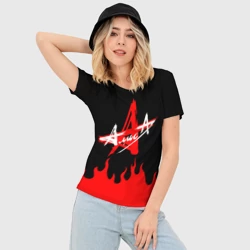 Женская футболка 3D Slim Алиса стар - фото 2