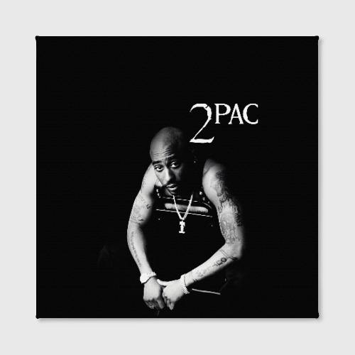 Холст квадратный 2pac - фото 2