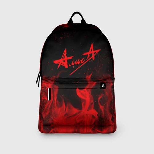 Рюкзак 3D с принтом Алиса, вид сбоку #3