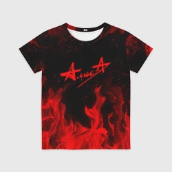 Детская футболка 3D Алиса