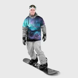 Накидка на куртку 3D Фрактальный космос