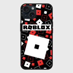 Чехол силиконовый для Apple iPhone 15 матовый Roblox