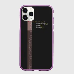 Чехол для iPhone 11 Pro матовый If 1 == 2