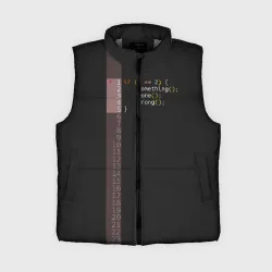 Женский жилет утепленный 3D If 1 == 2