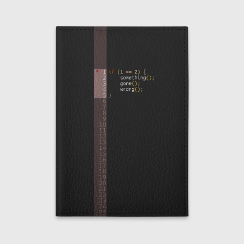 Обложка для автодокументов If 1 == 2