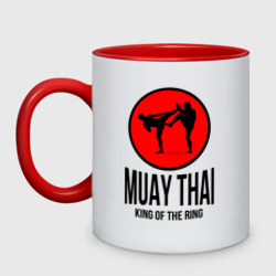 Кружка двухцветная Muay thai fighters