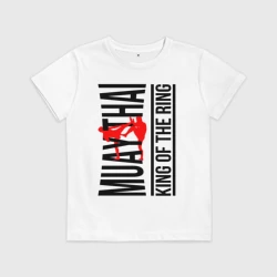 Детская футболка хлопок Muay Thai fight