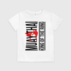 Детская футболка хлопок Muay Thai fight