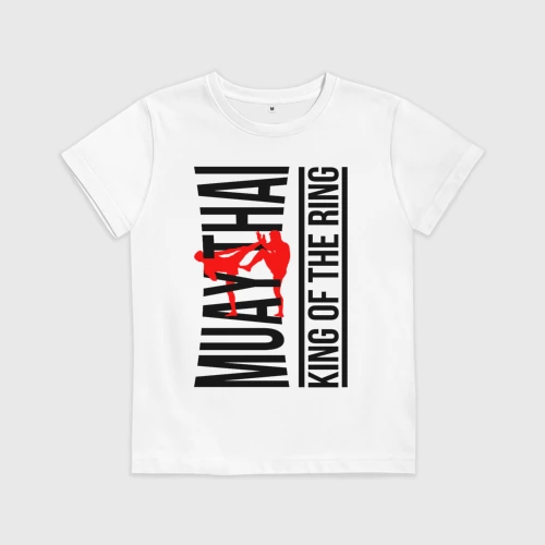 Детская футболка хлопок Muay Thai fight