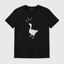 Мужская футболка хлопок Гусь кря!