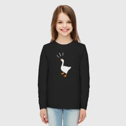 Детский лонгслив хлопок Гусь кря! - фото 2