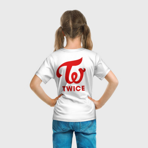 Детская футболка 3D Twice, цвет 3D печать - фото 6