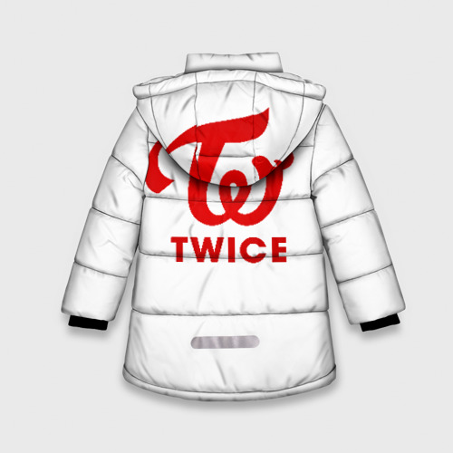 Зимняя куртка для девочек 3D Twice, цвет красный - фото 2