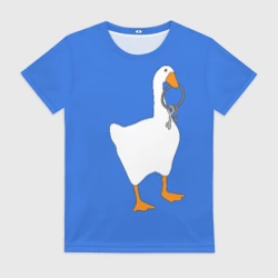 Женская футболка 3D Untitled Goose Game