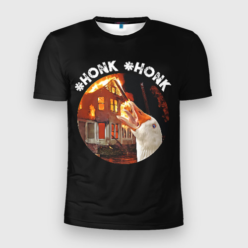 Мужская футболка 3D Slim Honk Honk I am Goose, цвет 3D печать