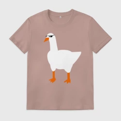 Мужская футболка хлопок Крутой гусь