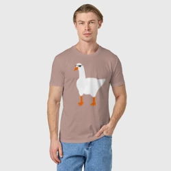 Мужская футболка хлопок Крутой гусь - фото 2