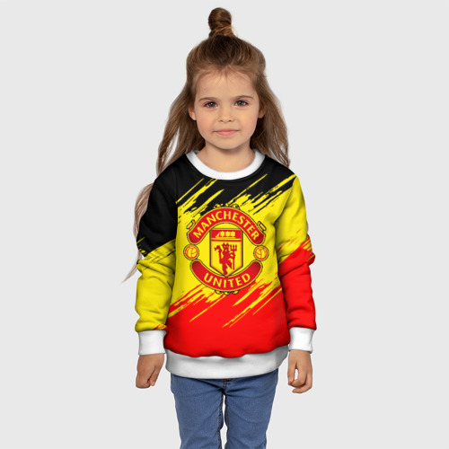 Детский свитшот 3D Манчестер Юнайтед, цвет 3D печать - фото 7