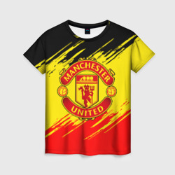 Женская футболка 3D Манчестер Юнайтед