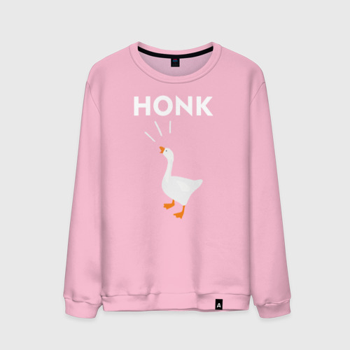Мужской свитшот хлопок Honk!, цвет светло-розовый