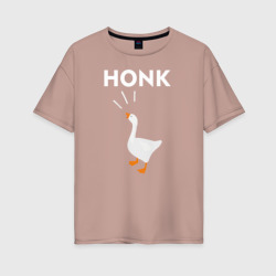 Женская футболка хлопок Oversize Honk!