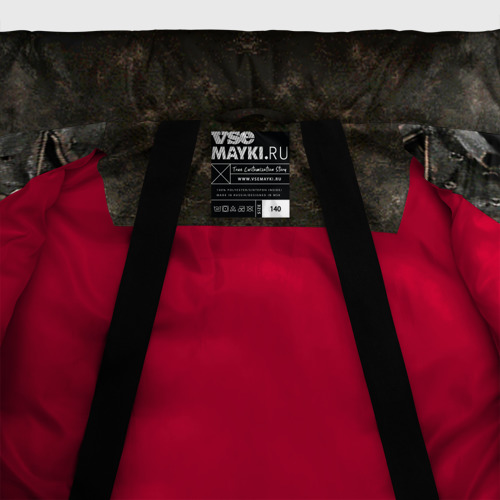 Зимняя куртка для мальчиков 3D Косуха терминатора, цвет красный - фото 7