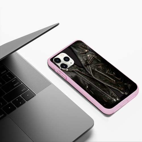 Чехол для iPhone 11 Pro Max матовый Косуха терминатора, цвет розовый - фото 5