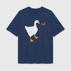 Мужская футболка Oversize хлопок texturе Untitled Goose