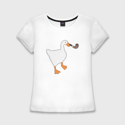 Женская футболка хлопок Slim Untitled Goose