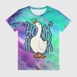 Женская футболка 3D Honk honk