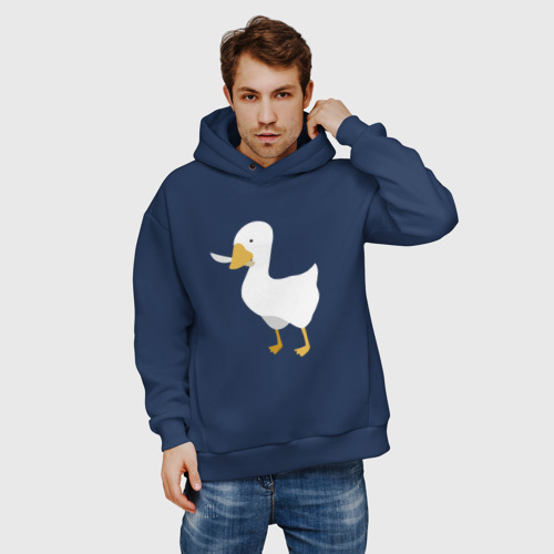 Мужское худи Oversize хлопок untitled goose - фото 3