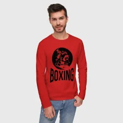 Мужской лонгслив хлопок Boxing двухсторонняя - фото 2