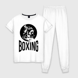 Женская пижама хлопок Boxing двухсторонняя