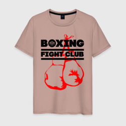 Boxing Fight club in Russia – Футболка из хлопка с принтом купить со скидкой в -20%