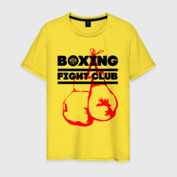 Boxing Fight club in Russia – Футболка из хлопка с принтом купить со скидкой в -20%