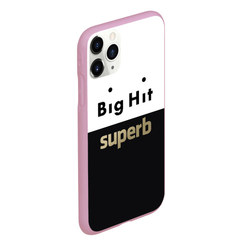 Чехол для iPhone 11 Pro Max матовый Big Hit superb, цвет розовый - фото 3