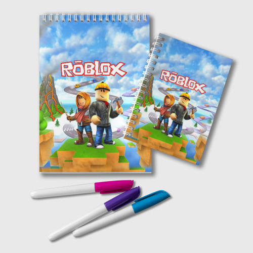 Блокнот Roblox, цвет белый