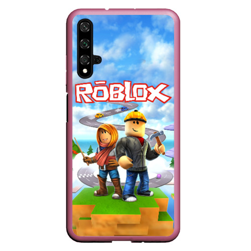 Чехол для Honor 20 Roblox, цвет малиновый