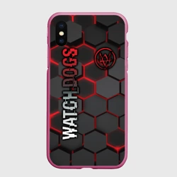 Чехол для iPhone XS Max матовый Watch dogs