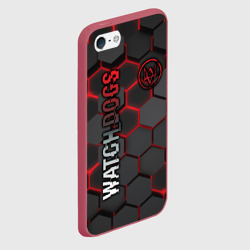 Чехол для iPhone 5/5S матовый Watch dogs - фото 2