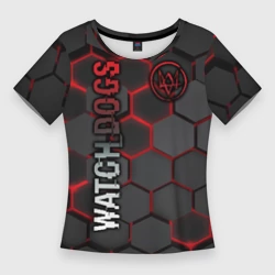 Женская футболка 3D Slim Watch dogs