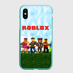 Чехол для iPhone XS Max матовый Roblox