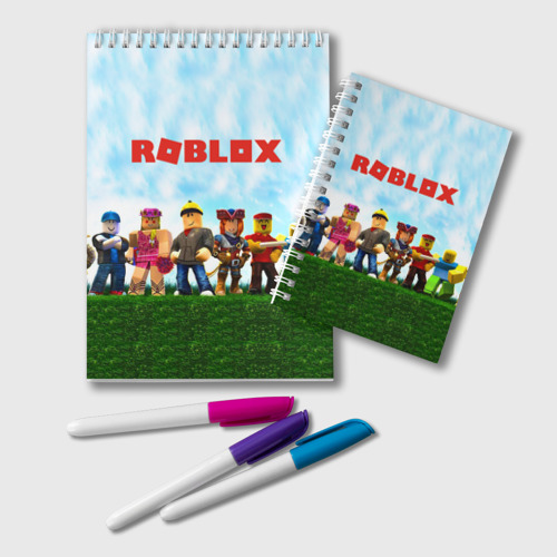 Блокнот Roblox, цвет белый