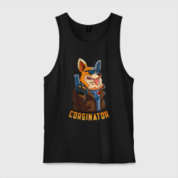 Мужская майка хлопок Corginator